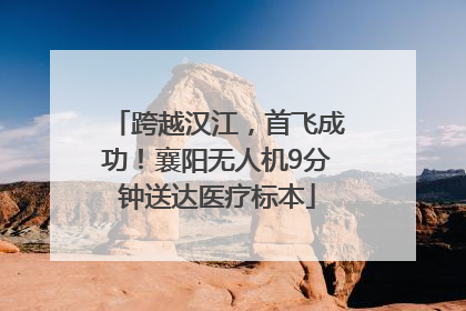 跨越汉江，首飞成功！襄阳无人机9分钟送达医疗标本